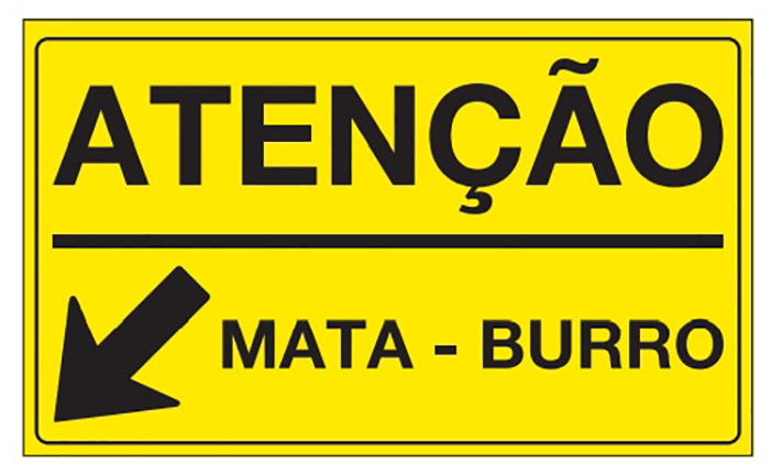 Placa de Advert�ncia